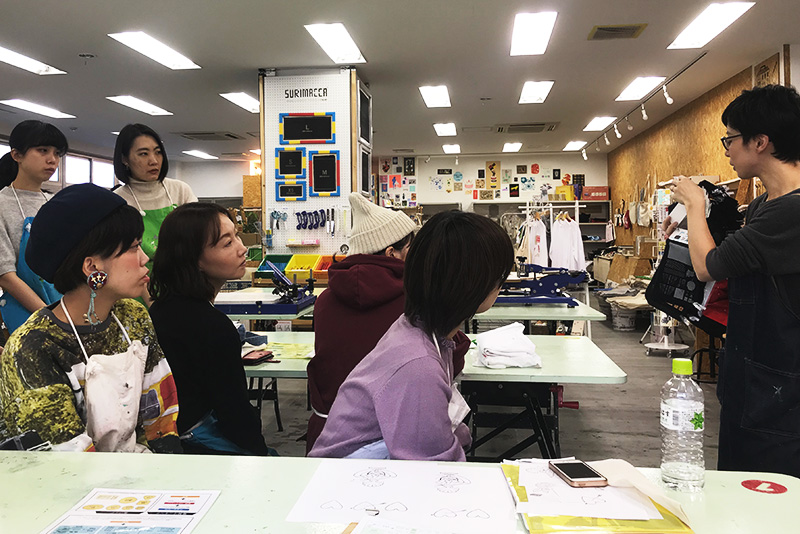 シルクスクリーン教室2|ファッションイラスト・おしゃれイラスト絵画教室|スタジオトリコ|東京|
